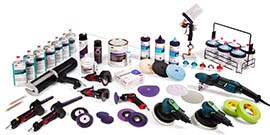 array of 3M heavy duty truck repair products