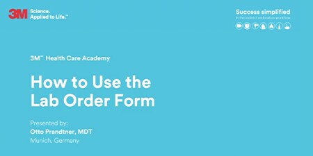 still from Lab Order Form video
