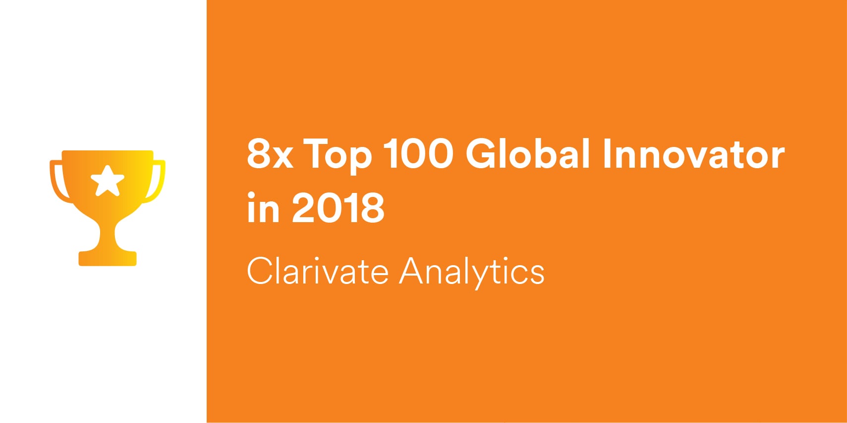 3M Award - 8 times top 100 global innovator in 2018
