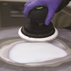 sanding with a festool sander