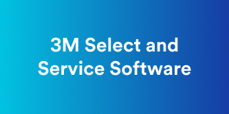 3M Select and Service Software text in a blue background
