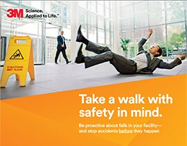 A person slips on the floor