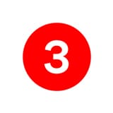 Red Number Three