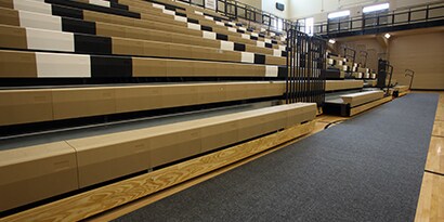 mats used on bleachers
