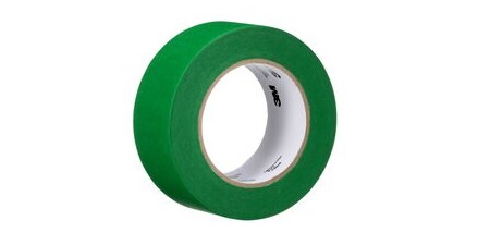 A roll of 3M UV Resistant Green Masking Tape
