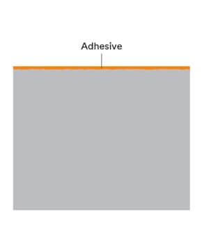 Very thin tapes may require a very smooth surface to create an effective bond.