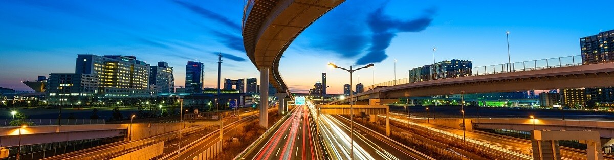 Overpass with traffic
