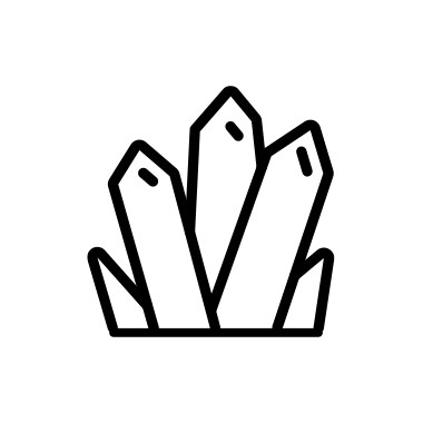 icon of crystals
