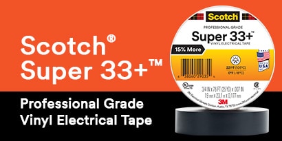 3M Scotch Super 33 Băng keo điện Vinyl sử dụng chuyên nghiệp
