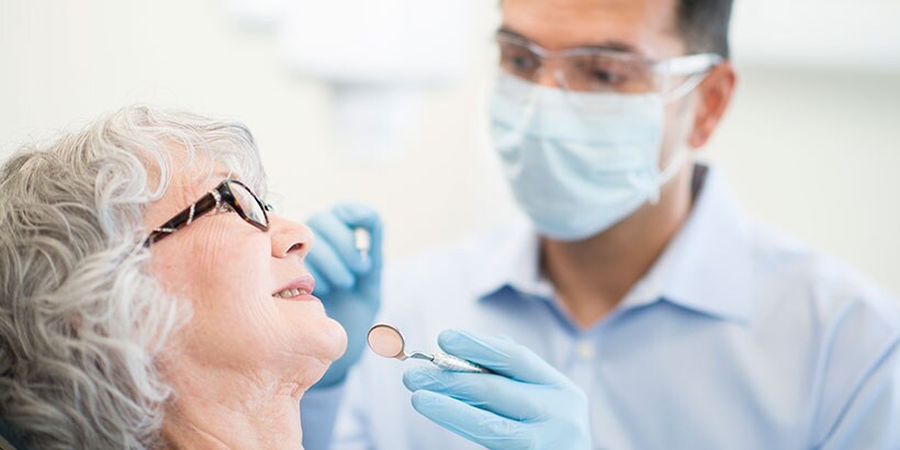 dentist with patient
