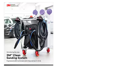 tờ rơi về hệ thống chà nhám làm sạch của 3M
