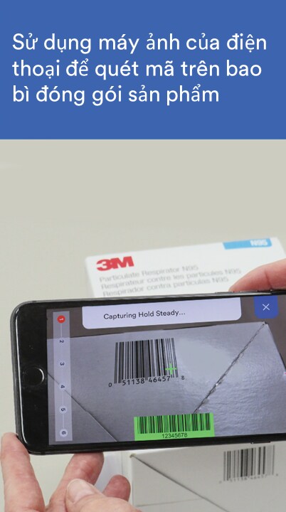 Ảnh chụp màn hình 3M Verify - Quét
