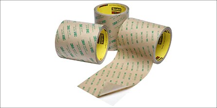 Sản phẩm băng keo mỏng hai mặt 3M trên màn hình hiển thị
