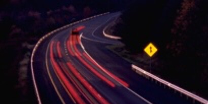 A long shot of a road.
