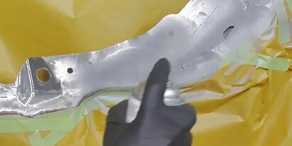 using adhesive to prepare car panels for assembly
