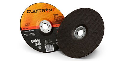 Premium Series: 3M™ Cubitron™ II Cut & Grind Wheel
