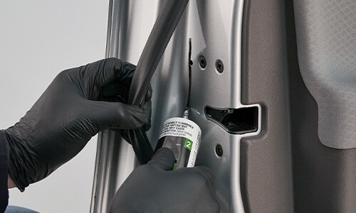Sealing automotive parts to keep out moisture and harsh weather.