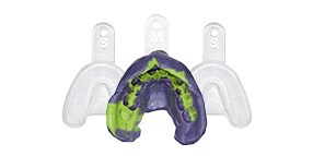 Impression Trays with polyether material
