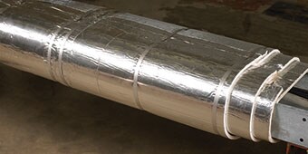 A multi-layer installation of 3M™ Interam™ Endothermic Mat
