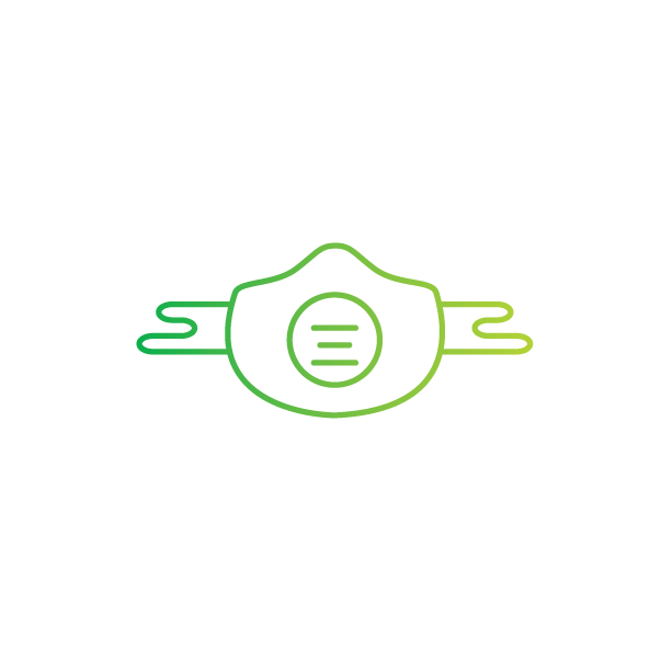 icon of a respirator