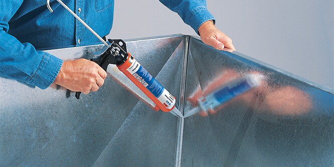 Chất Dán kín hoặc caulk được sử dụng cho ứng dụng Dán kim loại với kim loại
