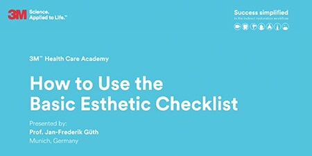 still from Basic Esthetic Checklist video
