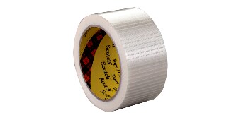 Image of a roll of Scotch® bi-directional filament tape
