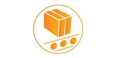 Icon of a pair of boxes on a conveyor belt
