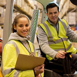 Suppliers in Safety Vests