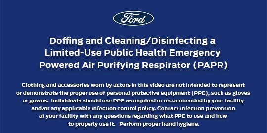 Doffing and Cleaning Instructional Video Image
