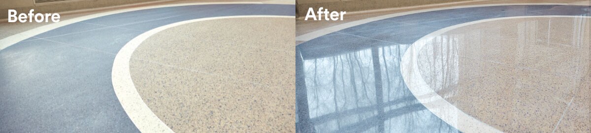 click through to see gallery of images showing before and after results of facilities that have used 3M floor care systems
