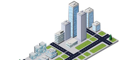 graphic of 3D building
