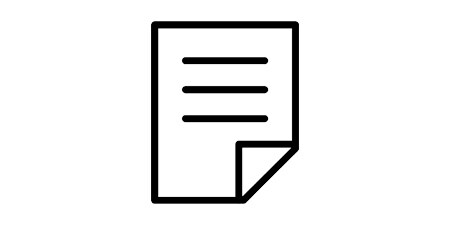 Biểu tượng bảng dữ liệu đen trắng.
