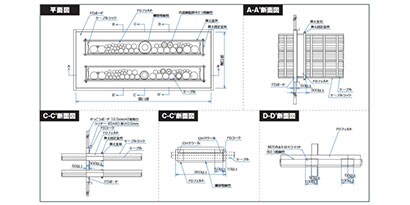 Building plan showing firestop installation points