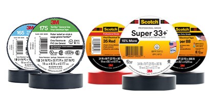 3M Vinyl Electrical Tape Families
