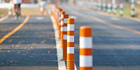 Thiết bị phân làn và vạch kẻ 3M giúp thiết kế không gian an toàn hơn cho người đi bộ
