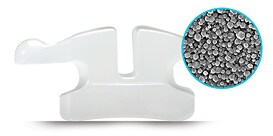Cận cảnh vật liệu sứ của mắc cài Clarity Advanced
