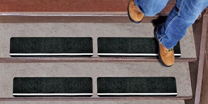 image of 3M floor safety slip-resistant tapes and treads on the stairs